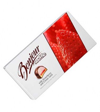 Десерт клубника со сливками Bonjour souffle 232гр